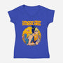 Bizarre Girl-womens v-neck tee-joerawks