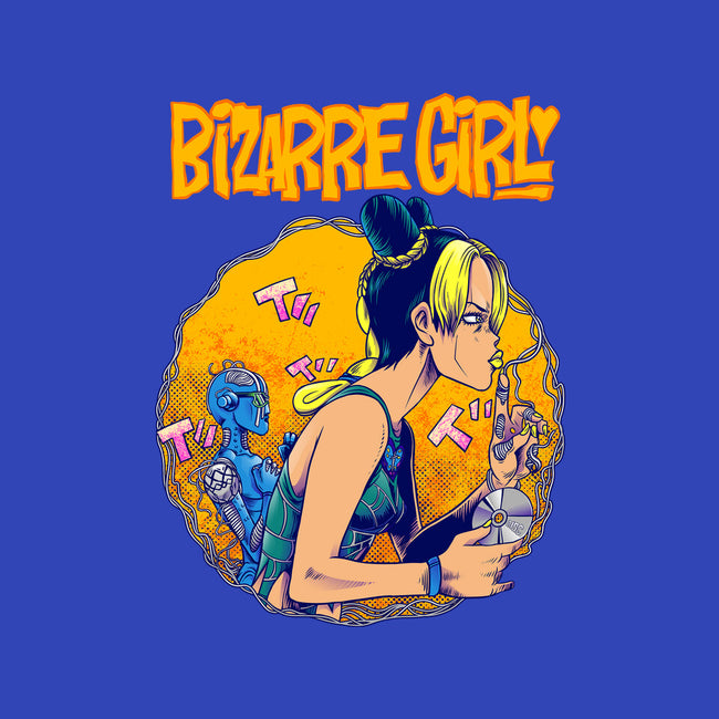 Bizarre Girl-none polyester shower curtain-joerawks