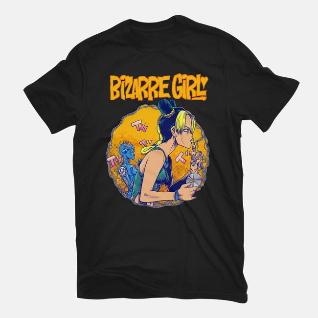 Bizarre Girl-womens fitted tee-joerawks