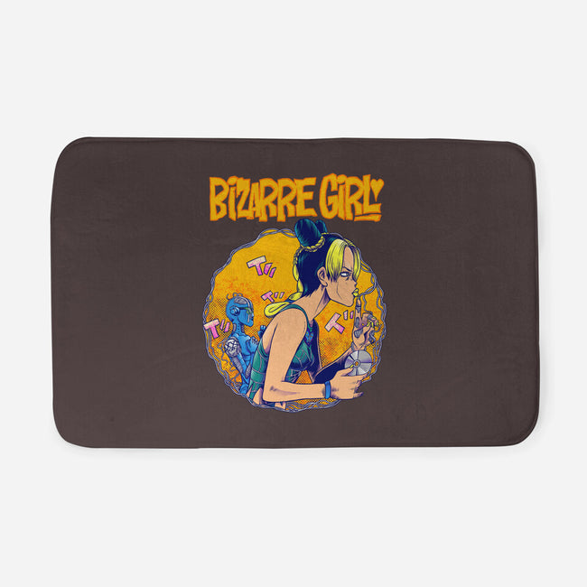 Bizarre Girl-none memory foam bath mat-joerawks