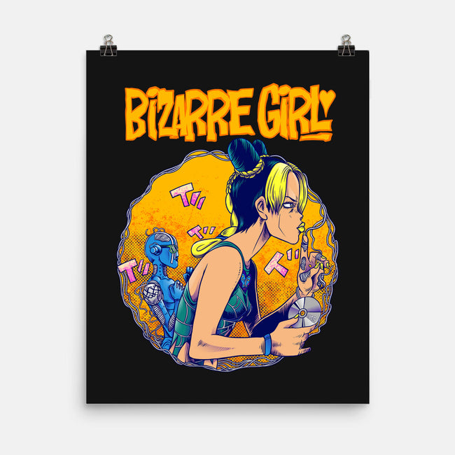 Bizarre Girl-none matte poster-joerawks