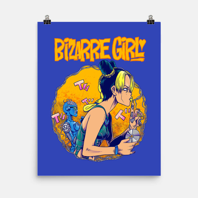 Bizarre Girl-none matte poster-joerawks