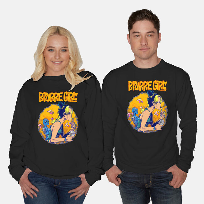 Bizarre Girl-unisex crew neck sweatshirt-joerawks