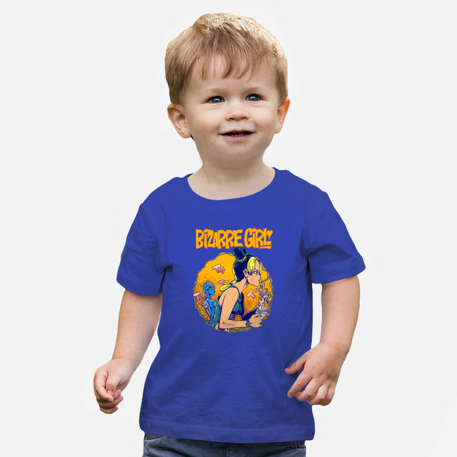 Bizarre Girl-baby basic tee-joerawks