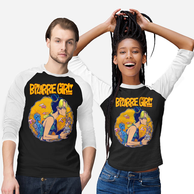 Bizarre Girl-unisex baseball tee-joerawks