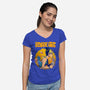 Bizarre Girl-womens v-neck tee-joerawks