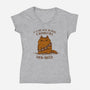 Mew-Bacca-womens v-neck tee-kg07