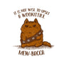 Mew-Bacca-none removable cover w insert throw pillow-kg07