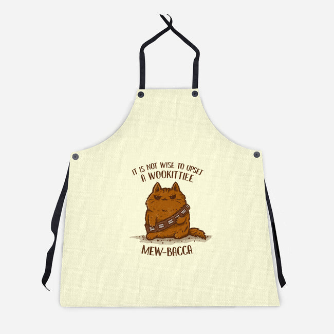 Mew-Bacca-unisex kitchen apron-kg07