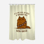 Mew-Bacca-none polyester shower curtain-kg07