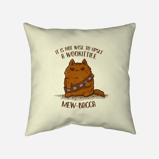 Mew-Bacca-none removable cover w insert throw pillow-kg07