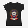 Strange-womens v-neck tee-RamenBoy