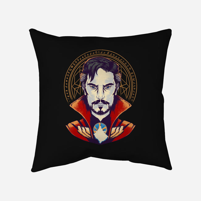 Strange-none removable cover w insert throw pillow-RamenBoy