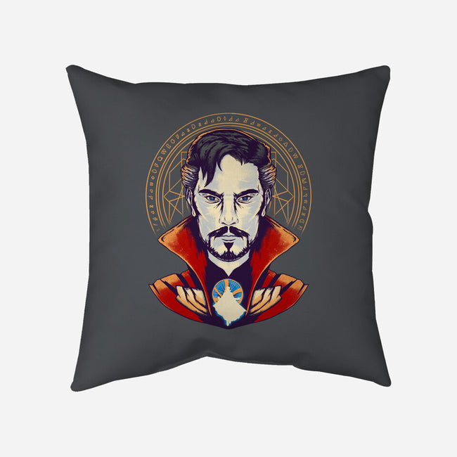Strange-none removable cover w insert throw pillow-RamenBoy