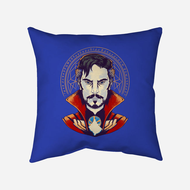 Strange-none removable cover w insert throw pillow-RamenBoy