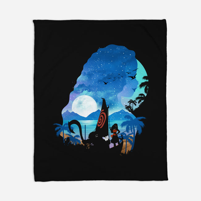 Daughter Of The Sea-none fleece blanket-dandingeroz