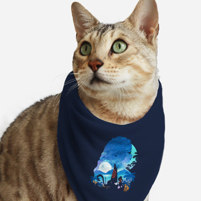 Daughter Of The Sea-cat bandana pet collar-dandingeroz