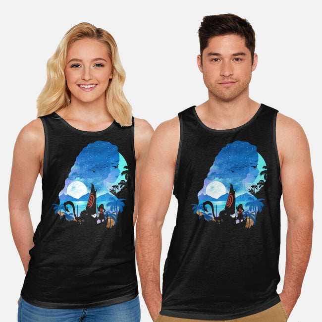 Daughter Of The Sea-unisex basic tank-dandingeroz