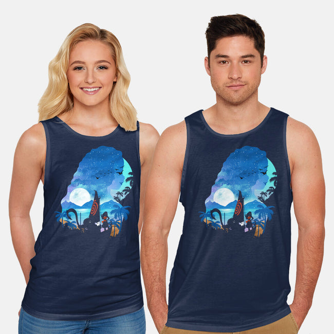 Daughter Of The Sea-unisex basic tank-dandingeroz