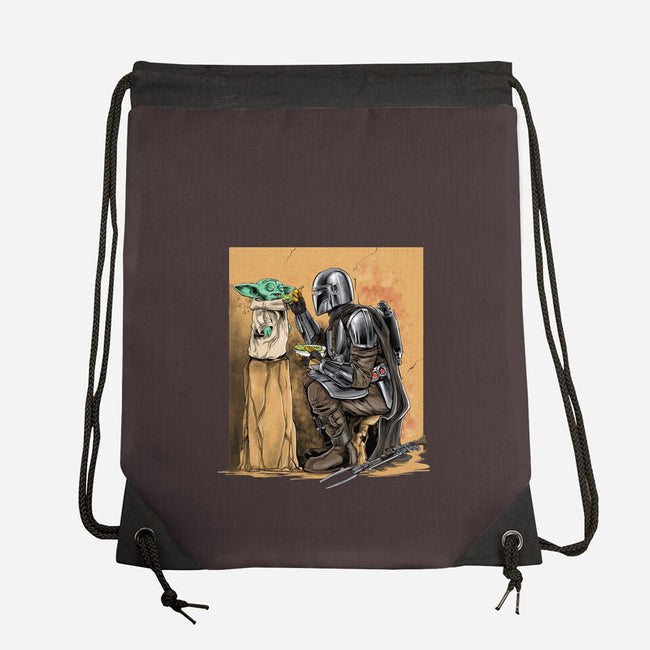 The Mandalorian Way-none drawstring bag-zascanauta