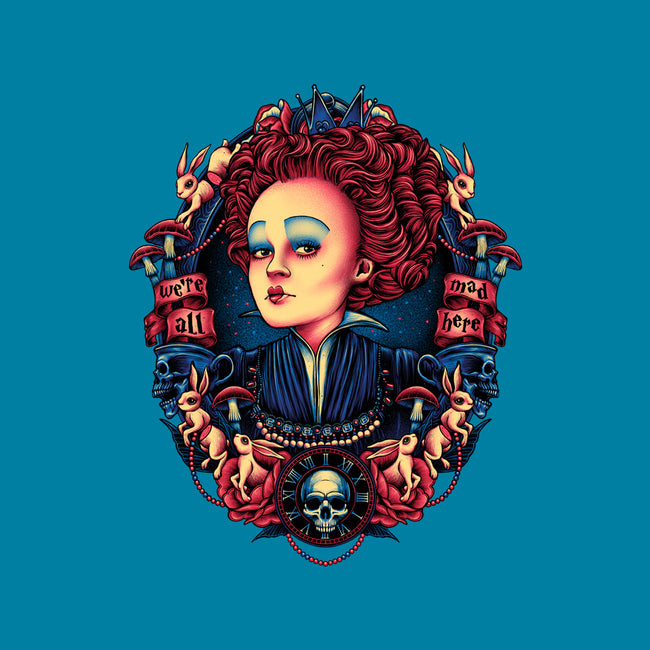 The Queen In Red-none stretched canvas-glitchygorilla