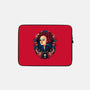 The Queen In Red-none zippered laptop sleeve-glitchygorilla