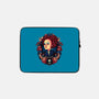 The Queen In Red-none zippered laptop sleeve-glitchygorilla