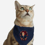 The Queen In Red-cat adjustable pet collar-glitchygorilla