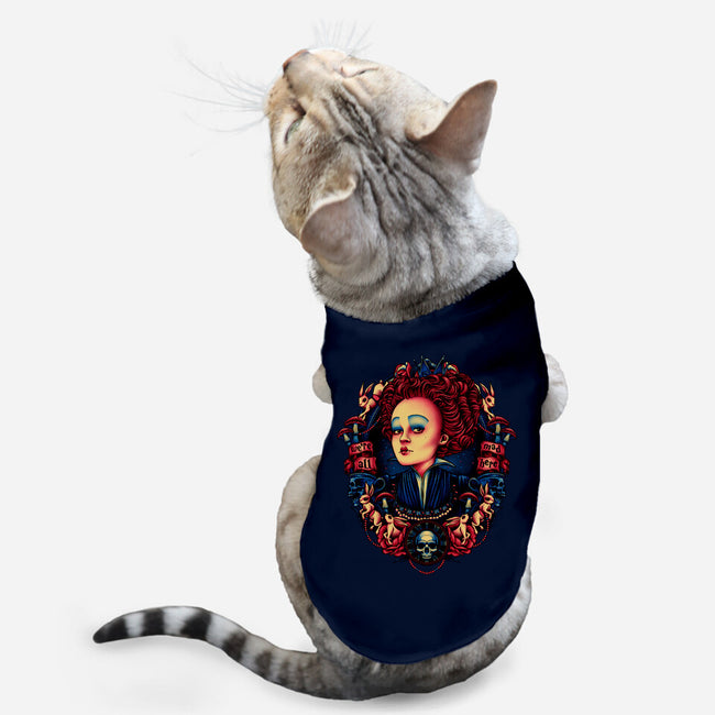 The Queen In Red-cat basic pet tank-glitchygorilla