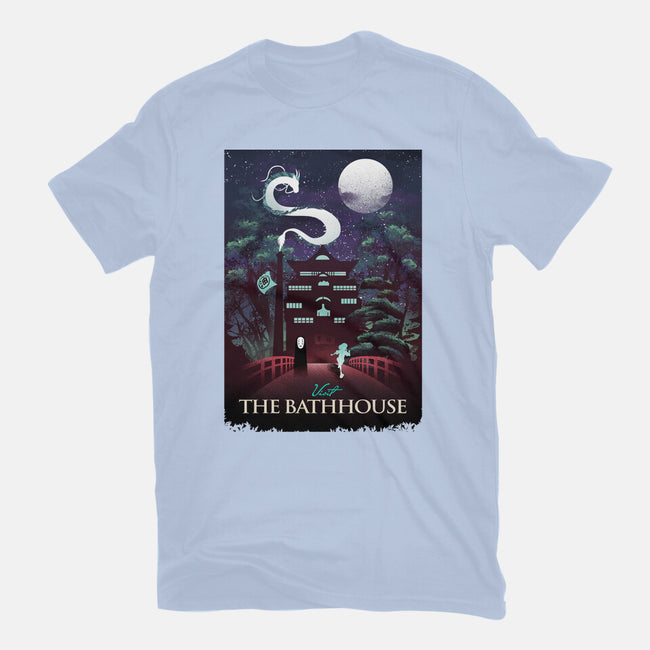 Visit The Bathhouse-womens basic tee-dandingeroz