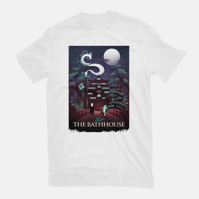 Visit The Bathhouse-womens basic tee-dandingeroz
