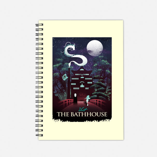 Visit The Bathhouse-none dot grid notebook-dandingeroz