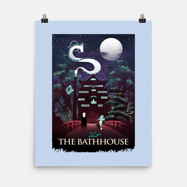 Visit The Bathhouse-none matte poster-dandingeroz