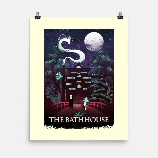 Visit The Bathhouse-none matte poster-dandingeroz