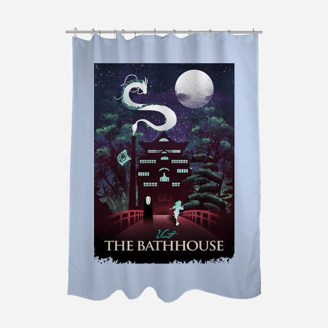 Visit The Bathhouse-none polyester shower curtain-dandingeroz