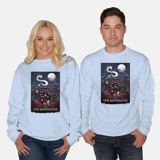 Visit The Bathhouse-unisex crew neck sweatshirt-dandingeroz