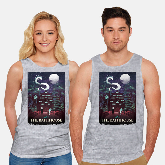 Visit The Bathhouse-unisex basic tank-dandingeroz