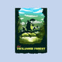 Visit Tsukamori Forest-none removable cover w insert throw pillow-dandingeroz