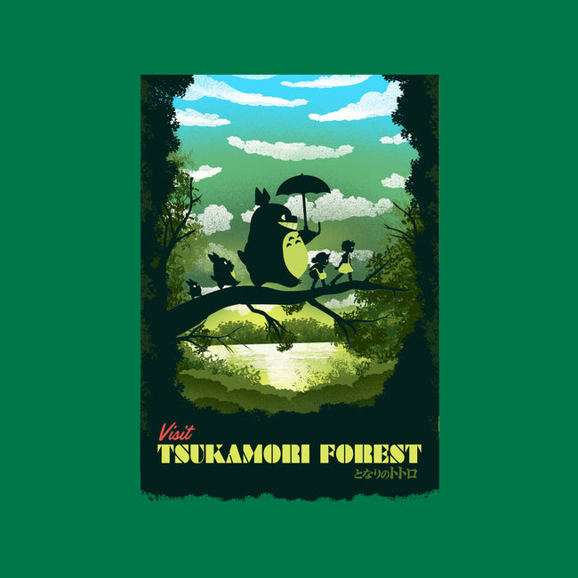 Visit Tsukamori Forest-womens racerback tank-dandingeroz