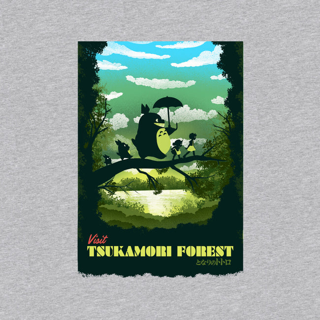 Visit Tsukamori Forest-womens v-neck tee-dandingeroz
