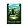 Visit Tsukamori Forest-none removable cover w insert throw pillow-dandingeroz