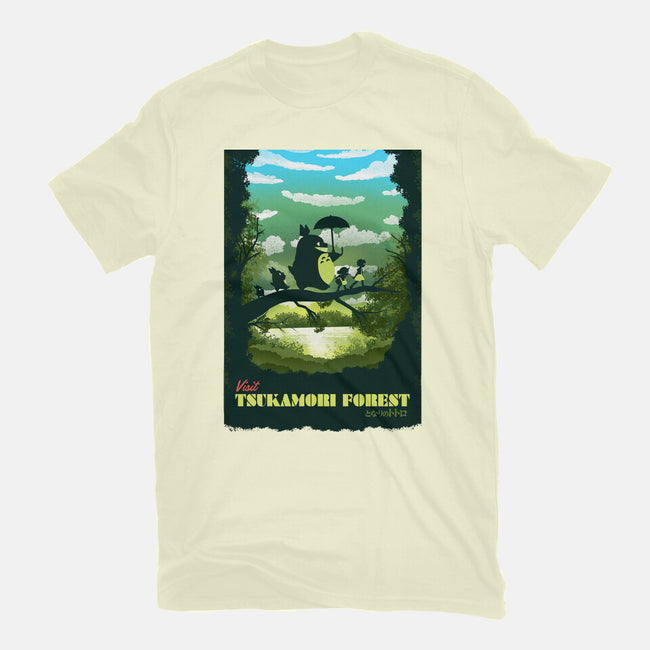 Visit Tsukamori Forest-mens basic tee-dandingeroz