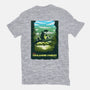 Visit Tsukamori Forest-womens fitted tee-dandingeroz