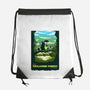 Visit Tsukamori Forest-none drawstring bag-dandingeroz
