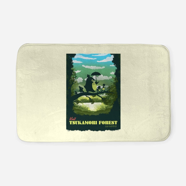 Visit Tsukamori Forest-none memory foam bath mat-dandingeroz