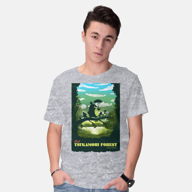 Visit Tsukamori Forest-mens basic tee-dandingeroz