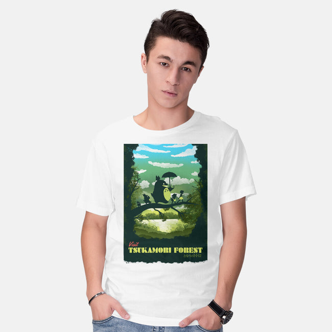 Visit Tsukamori Forest-mens basic tee-dandingeroz