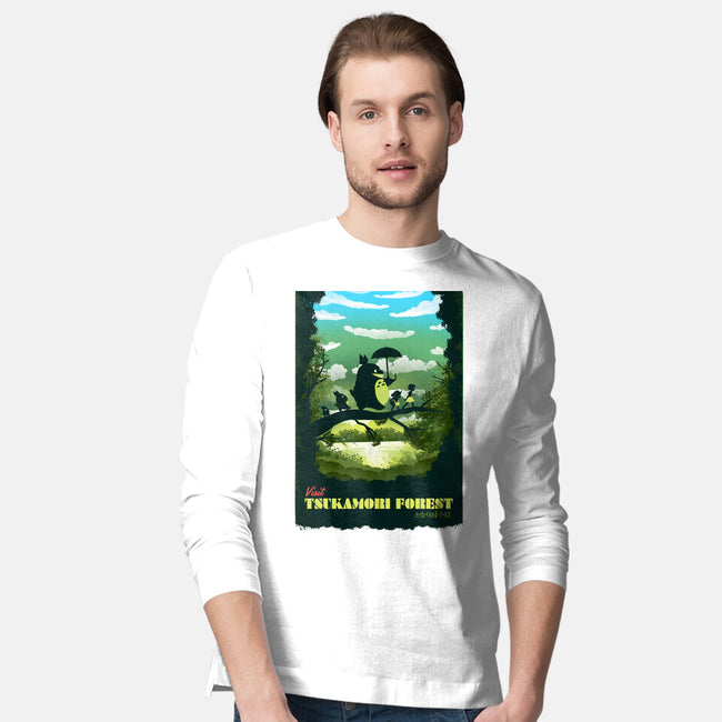Visit Tsukamori Forest-mens long sleeved tee-dandingeroz