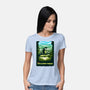Visit Tsukamori Forest-womens basic tee-dandingeroz