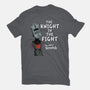 The Knight In The Fight-mens heavyweight tee-Nemons